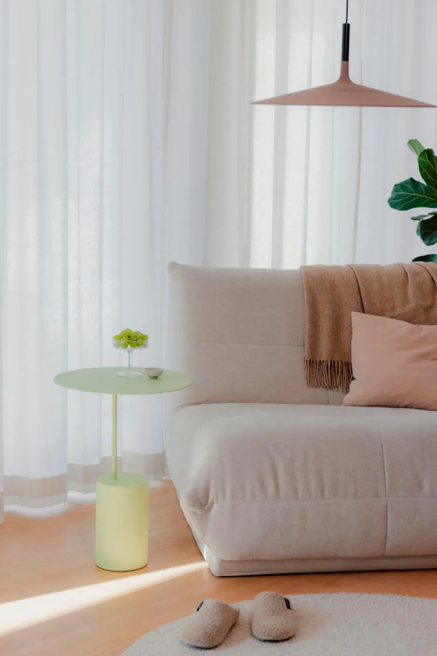 Clearance Metallbude Beistelltisch Ciro Grün