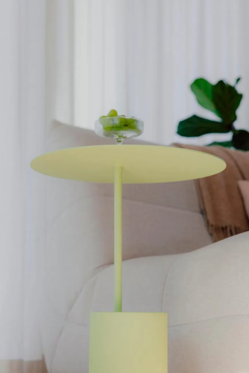 Clearance Metallbude Beistelltisch Ciro Grün