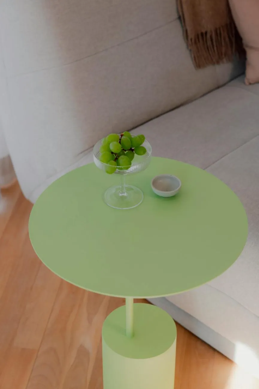 Clearance Metallbude Beistelltisch Ciro Grün