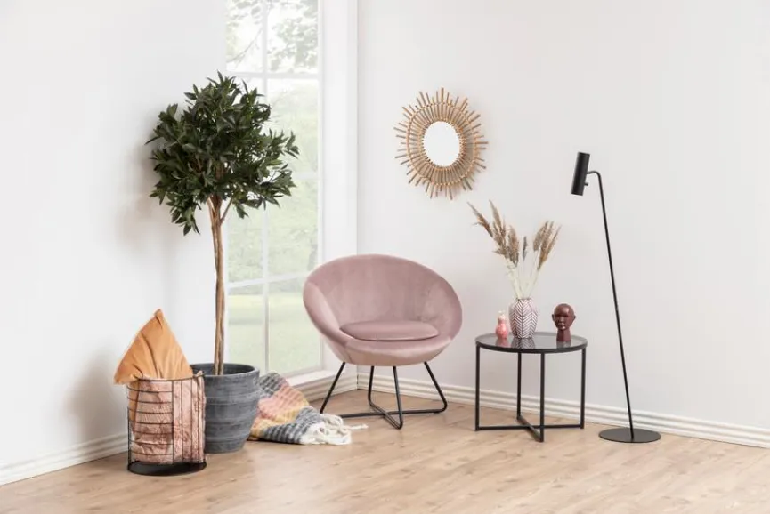 New Actona Beistelltisch Cross Schwarz