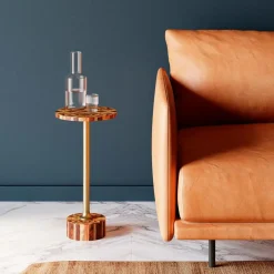 Sale KARE DESIGN Beistelltisch Domero Geo 86570 Braun