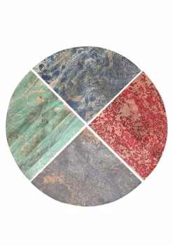 Clearance Gutmann Factory Beistelltisch 4er-Set Venice Bunt