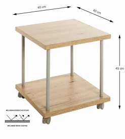 Best Haku Beistelltisch Imola Eiche