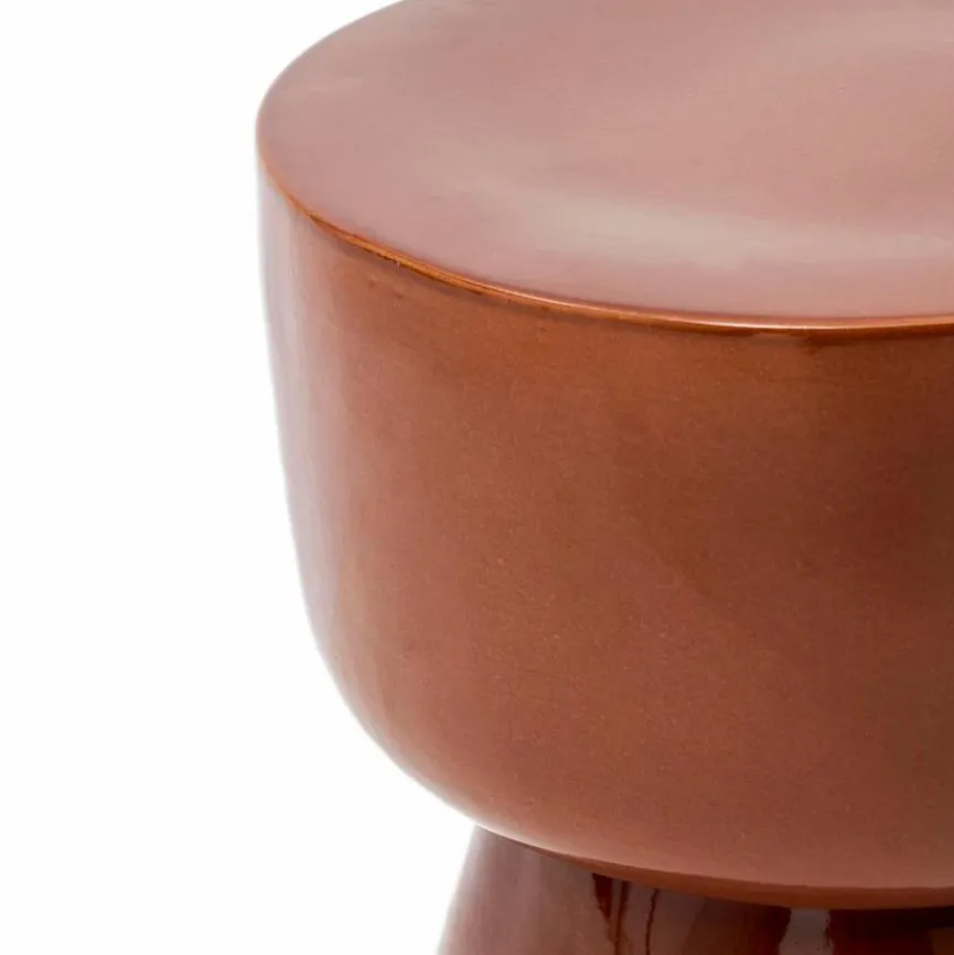 Kave Home Beistelltisch Mesquida Braun