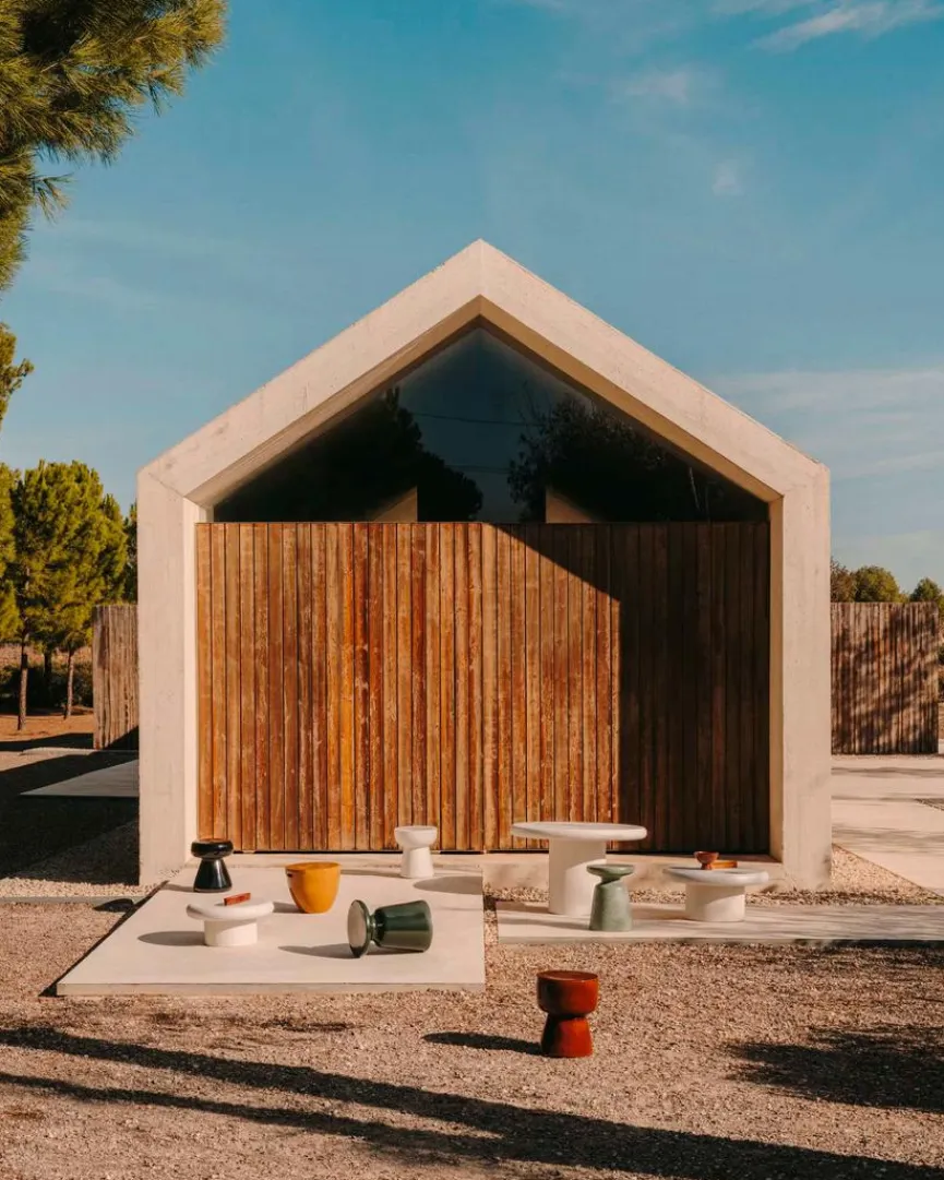 Kave Home Beistelltisch Mesquida Senf