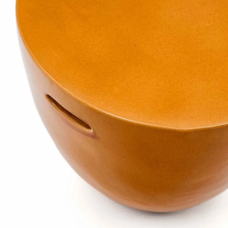 Kave Home Beistelltisch Mesquida Senf