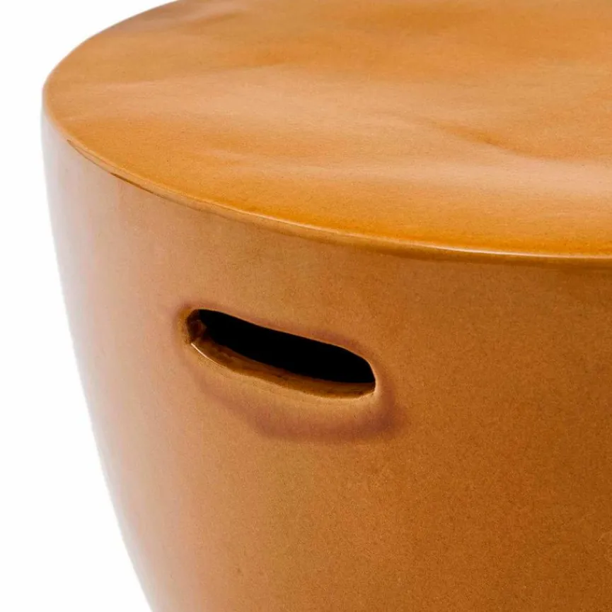 Kave Home Beistelltisch Mesquida Senf