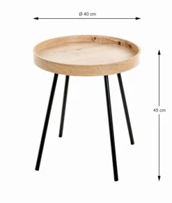 Outlet Haku Beistelltisch Perugia Eiche