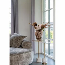 Clearance Beistelltisch Salo Marmor Weiß