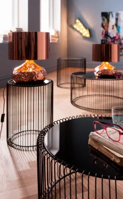 KARE DESIGN Beistelltisch Wire Black 79578 2er Set