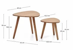 Kave Home Beistelltisch-Set Duvani