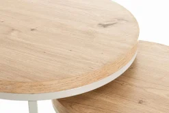 Hot Haku Beistelltisch-Set Levi Eiche