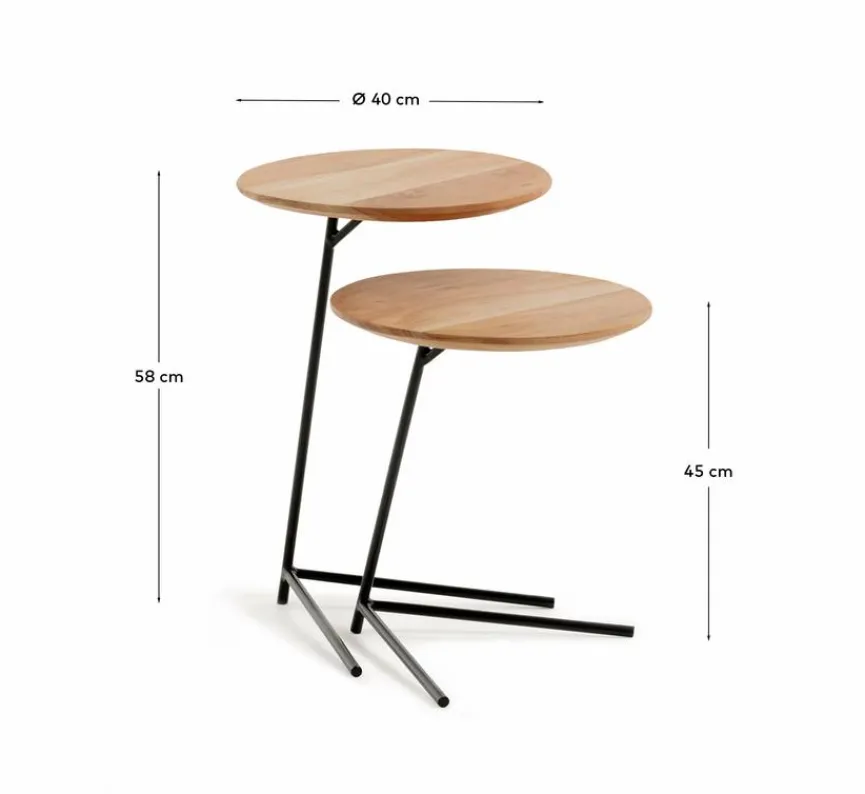 Kave Home Beistelltisch-Set Lomiri