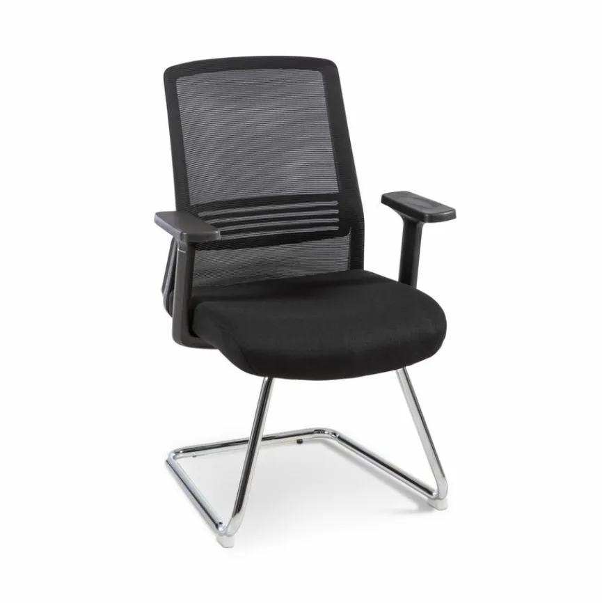 Hot BOOOM Besucherstuhl Mafra Schwarz