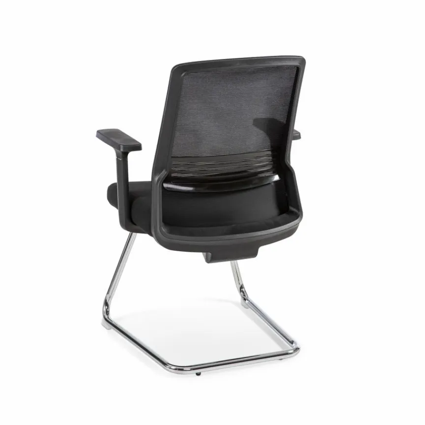 Hot BOOOM Besucherstuhl Mafra Schwarz