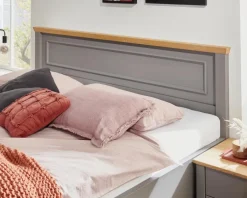 Outlet C.DISSELKAMP Bett Charleston 180 x 200 cm Grau