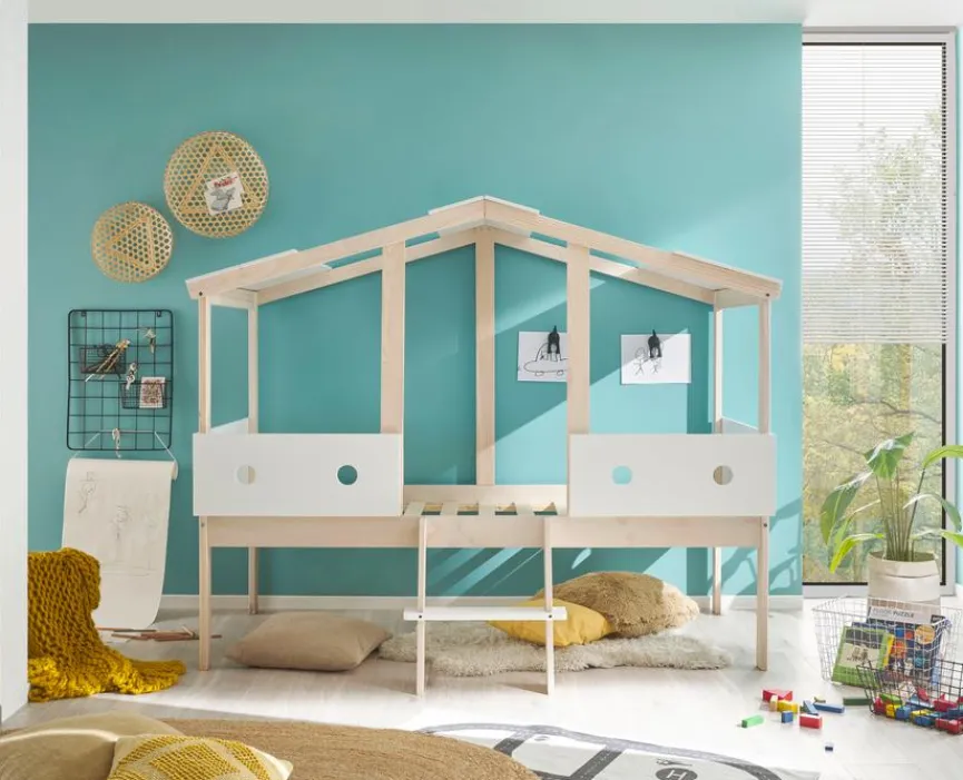 New BEGABINO Bett Cortino 90 x 200 cm Kiefer