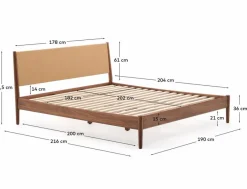 Kave Home Bett Elan 180 x 200 cm