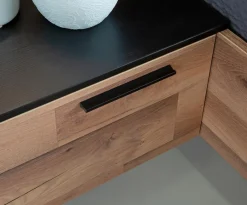 New FORTE Bett Fayola 180 x 200 cm Schwarz