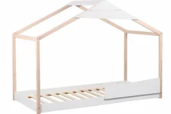 Sale Bett Gaia 90 x 200 cm Weiß