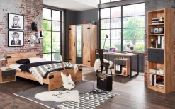 New WIMEX Bett Liverpool 120 x 200 cm Eiche