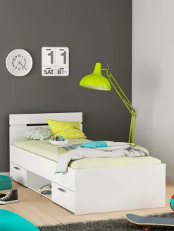 Discount demeyere Bett Michigan 90 x 200 cm Weiß