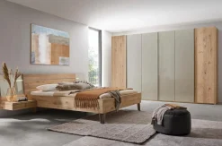 Best Thielemeyer Bett mit Nachttischen Cubo 180 x 200 cm Wildeiche