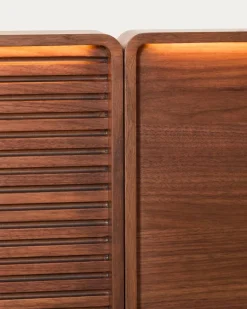 Kave Home Bett mit Nachttischen Norlen 160 x 200 cm