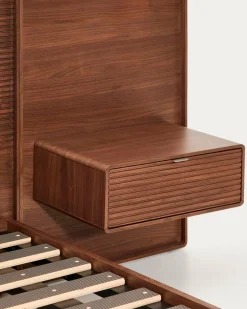 Kave Home Bett mit Nachttischen Norlen 160 x 200 cm