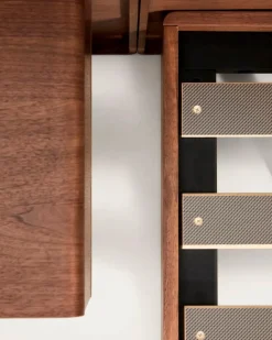 Kave Home Bett mit Nachttischen Norlen 160 x 200 cm