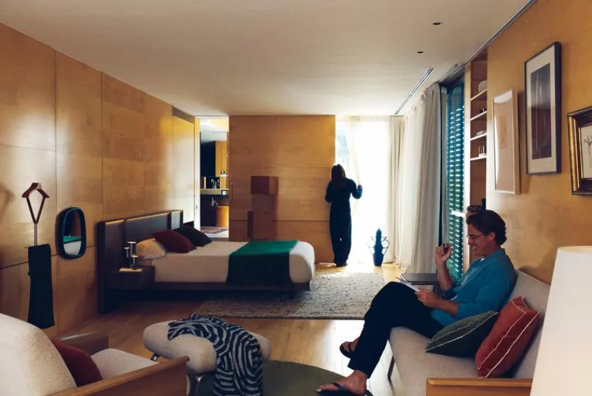 Kave Home Bett mit Nachttischen Norlen 160 x 200 cm