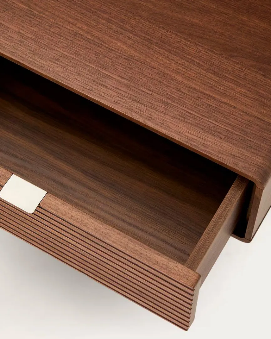 Kave Home Bett mit Nachttischen Norlen 160 x 200 cm