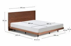 Kave Home Bett Norlen 180 x 200 cm
