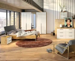 Composad Bett Sposami 180 x 200 cm Artisan-Eiche