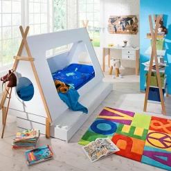 Best Bett Tipi 90 x 200 cm Weiß