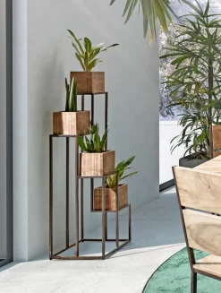 Hot WOLFMÖBEL Blumensäule Tucson Akazie