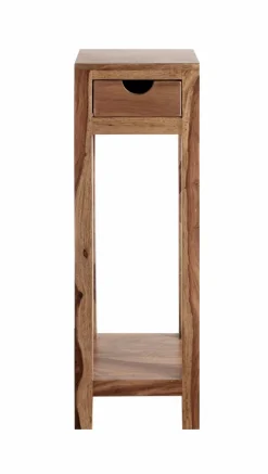 Outlet WOLFMÖBEL Blumensäule Yoga Sheesham