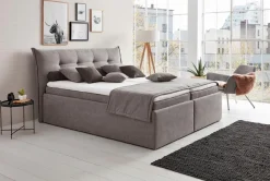Best hapo Boxbett Leona 140 x 200 cm Grau