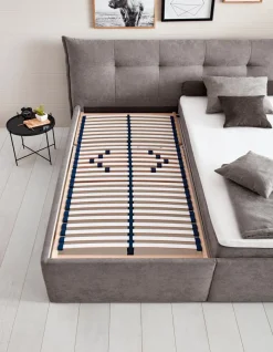 Best hapo Boxbett Leona 140 x 200 cm Grau