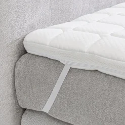 Online Boxspringbett Elma 160 x 200 cm Silver