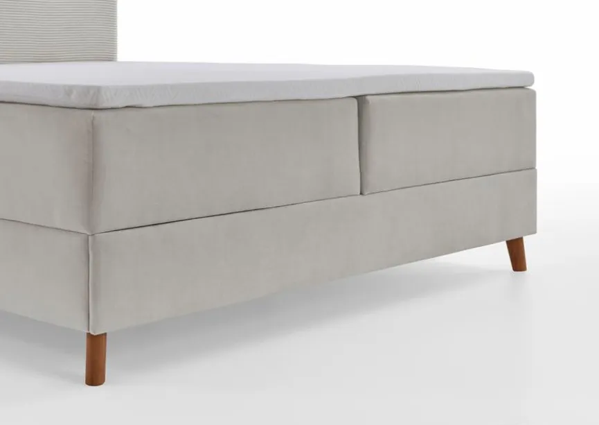 meise.möbel Boxspringbett Memphis 180 x 200 cm Beige