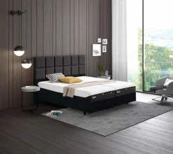 TEMPUR® Boxspringbett 180 x 200 cm Schwarz