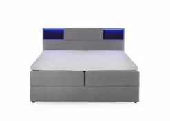 Clearance meise.möbel Boxspringbett Caja 160 x 200 cm Hellgrau