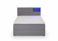 meise.möbel Boxspringbett Caja 140 x 200 cm Hellgrau