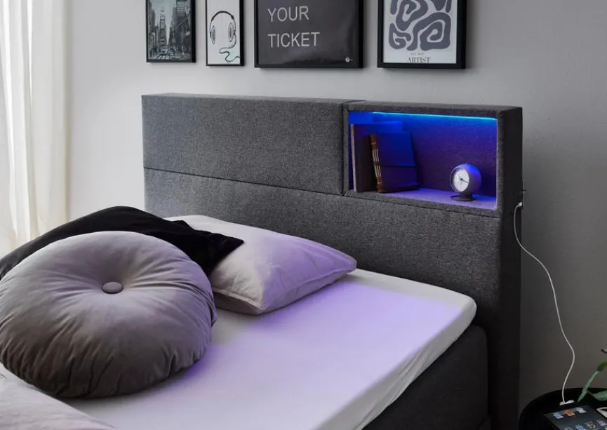 Kinder meise.möbel Boxspringbett Caja 140 x 200 cm