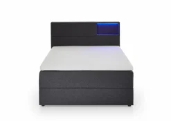 Outlet meise.möbel Boxspringbett Caja 120 x 200 cm Anthrazit