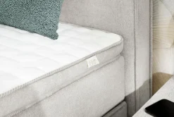 Outlet Boxspringbett Capello 180 x 200 cm Grau