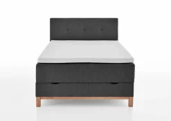 Best meise.möbel Boxspringbett Catania 140 x 200 cm Anthrazit