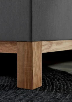 Best meise.möbel Boxspringbett Catania 140 x 200 cm Anthrazit