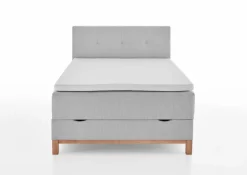 Outlet meise.möbel Boxspringbett Catania 120 x 200 cm Grau